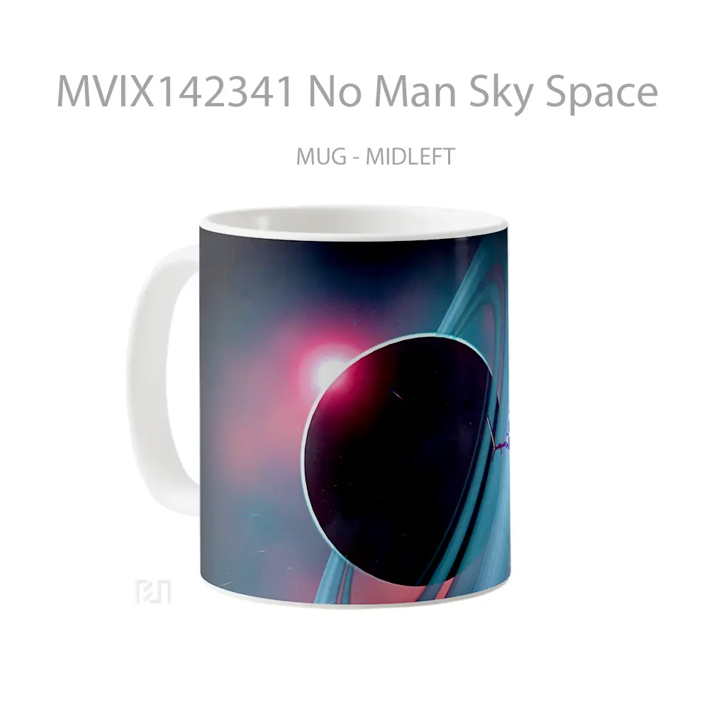 Mug No Man Sky Space Gelas Pemandangan Alam - All-side / Desain