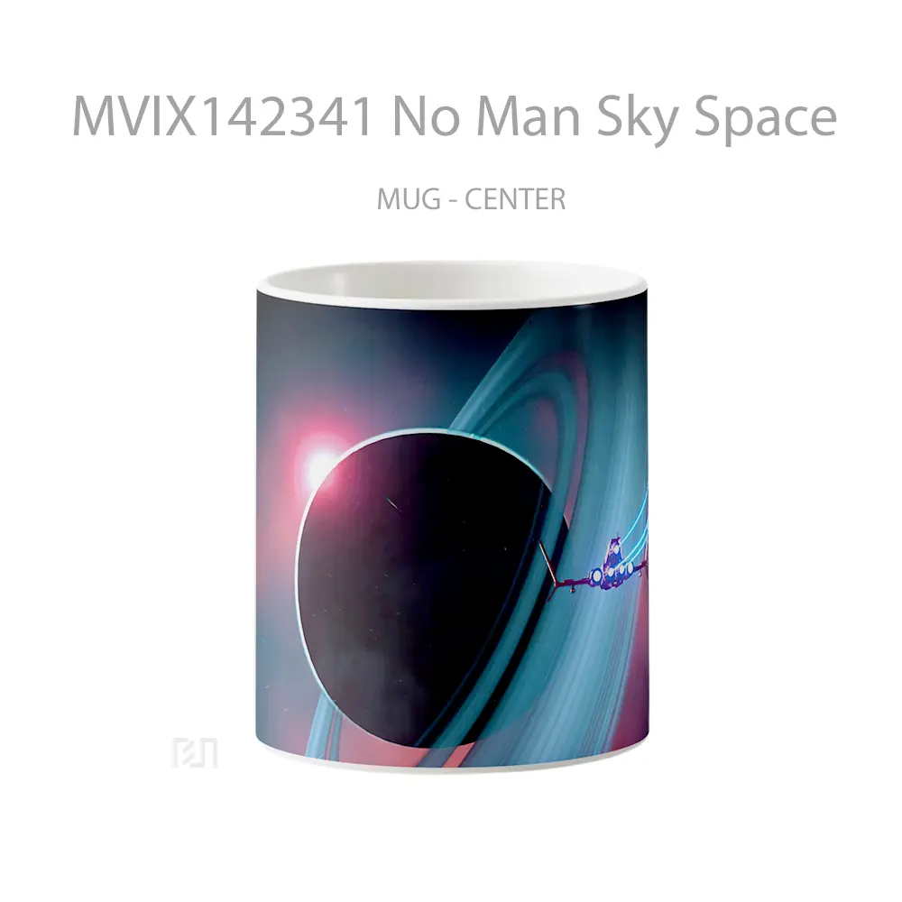 Mug No Man Sky Space Gelas Pemandangan Alam