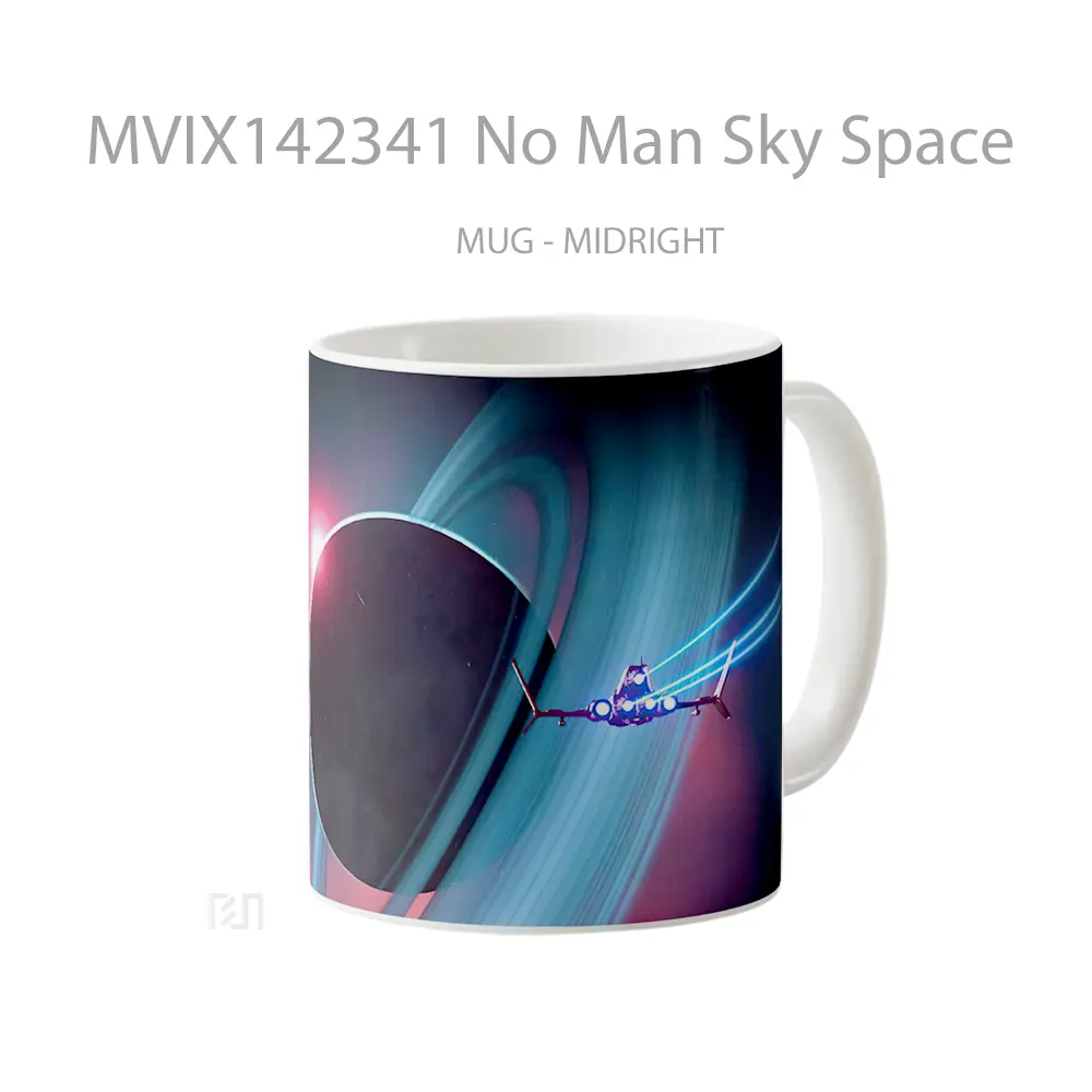 Mug No Man Sky Space Gelas Pemandangan Alam - All-side / Desain