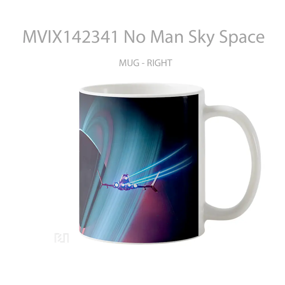 Mug No Man Sky Space Gelas Pemandangan Alam - All-side / Desain