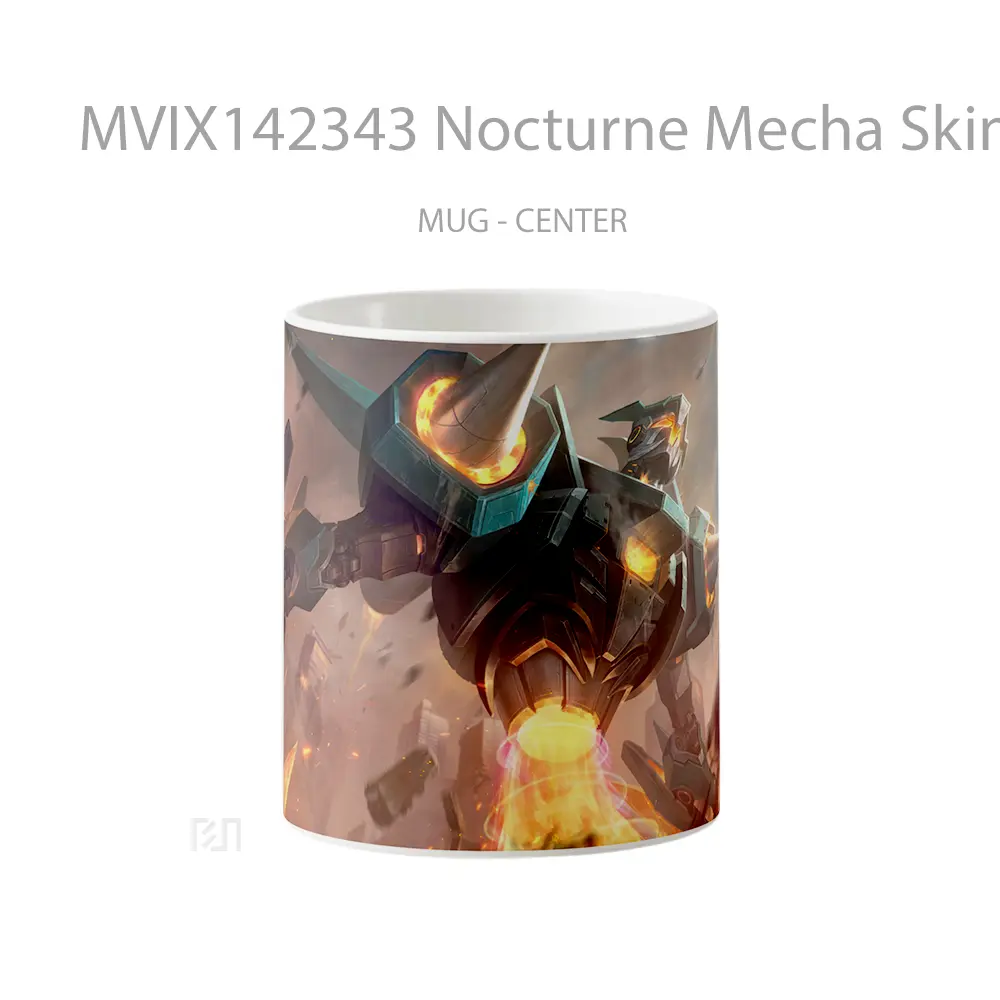 Mug Nocturne Mecha Skin Lol Wild Rift Splash Art Cangkir Gamer