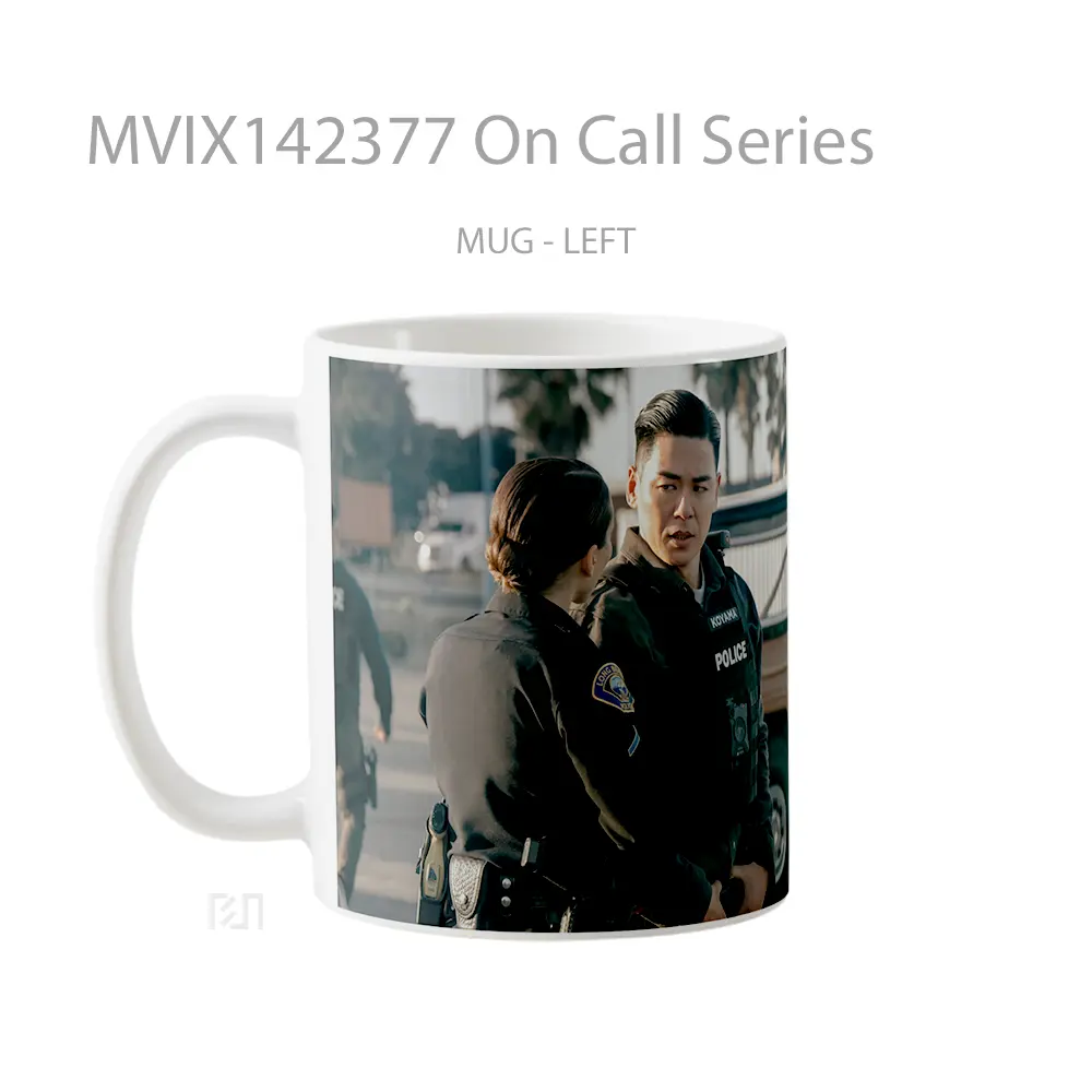 Mug On Call Series Gelas Keramik Unik - All-side / Desain