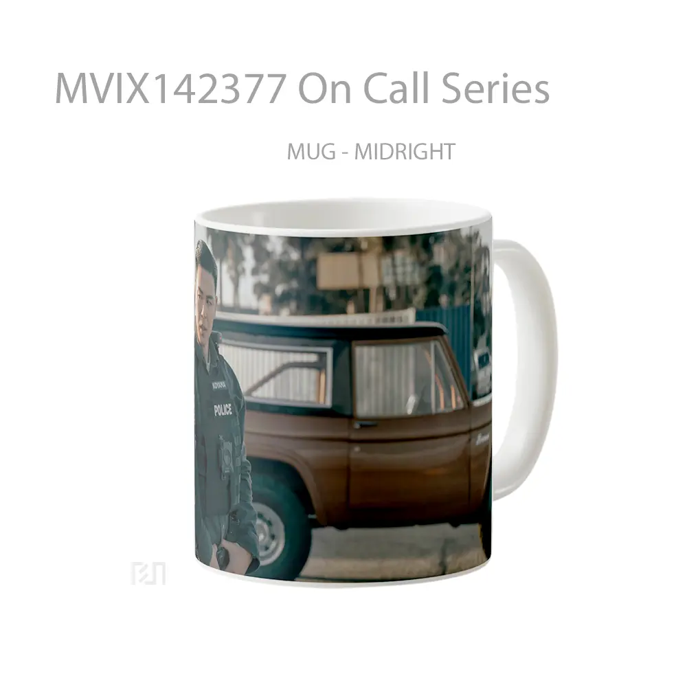 Mug On Call Series Gelas Keramik Unik - All-side / Desain