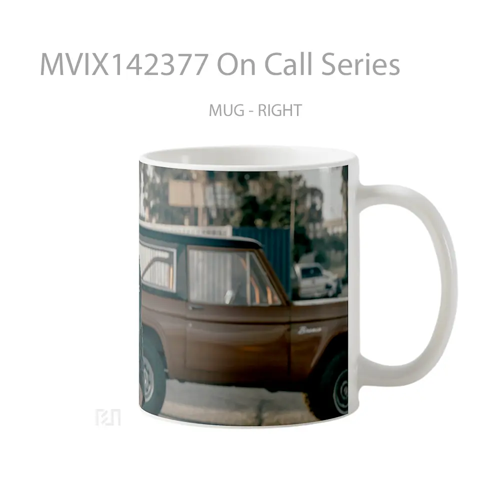 Mug On Call Series Gelas Keramik Unik - All-side / Desain