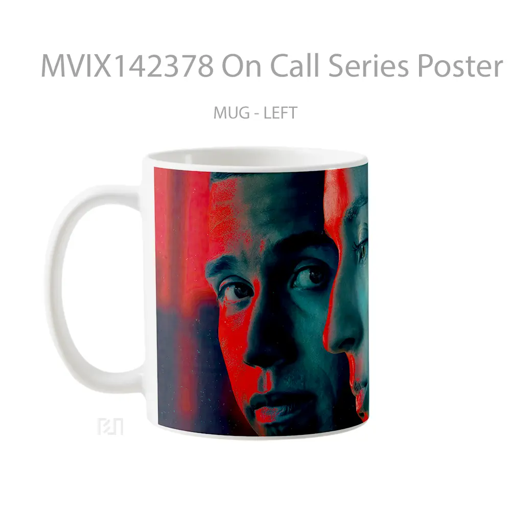 Mug On Call Series Poster Gelas Keramik Unik - All-side / Desain