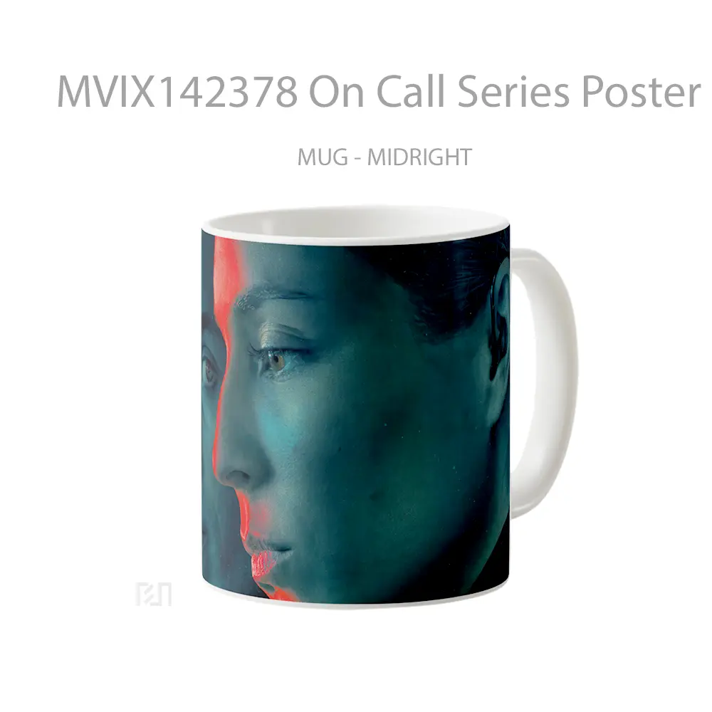 Mug On Call Series Poster Gelas Keramik Unik - All-side / Desain