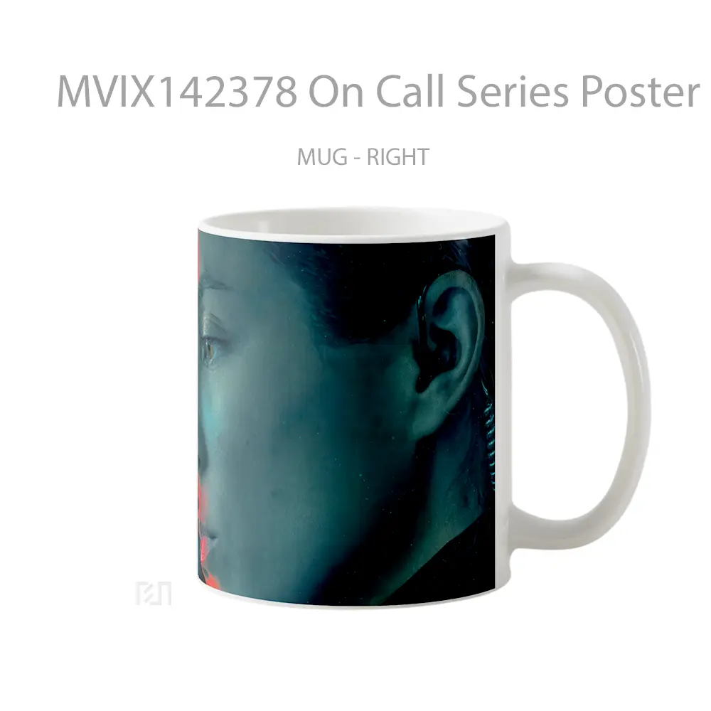 Mug On Call Series Poster Gelas Keramik Unik - All-side / Desain