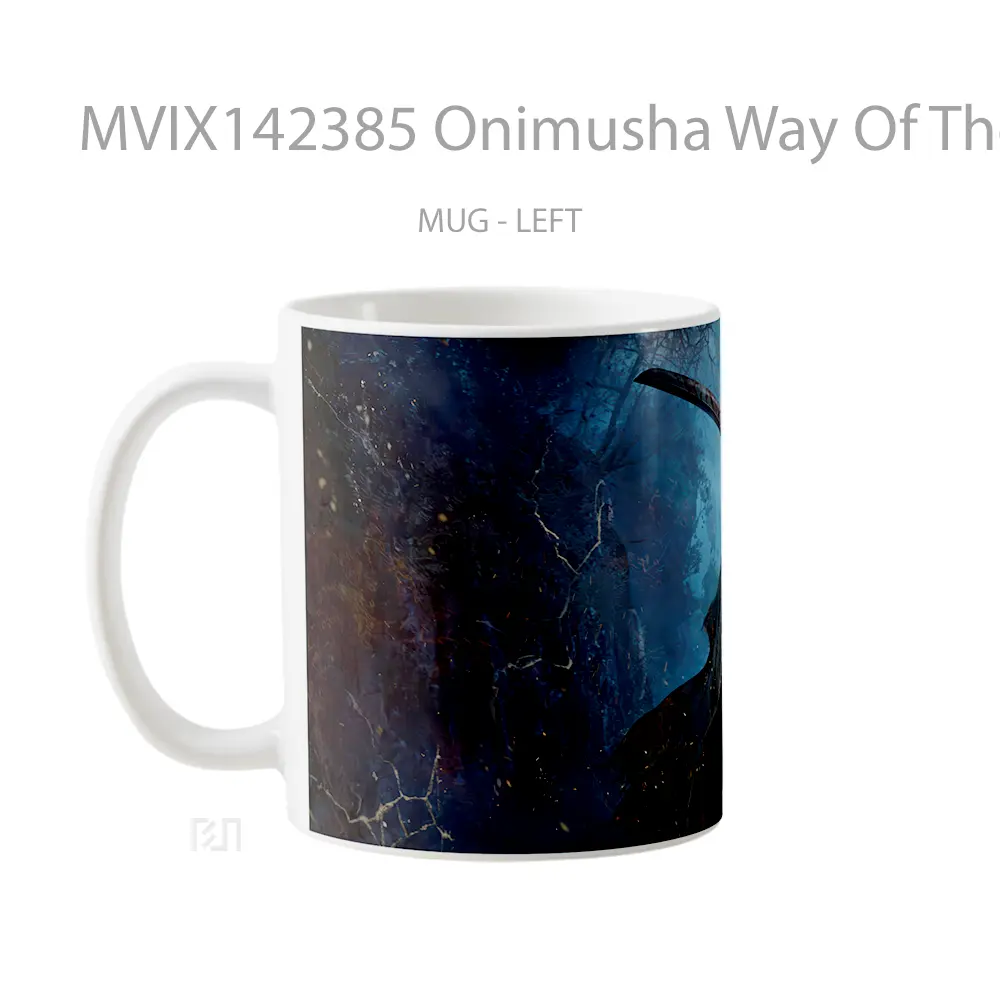 Mug Onimusha Way Of The Sword Gelas Keramik Unik - All-side / Desain