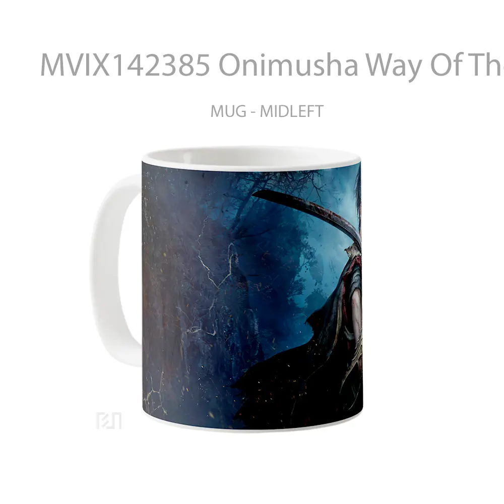 Mug Onimusha Way Of The Sword Gelas Keramik Unik - All-side / Desain