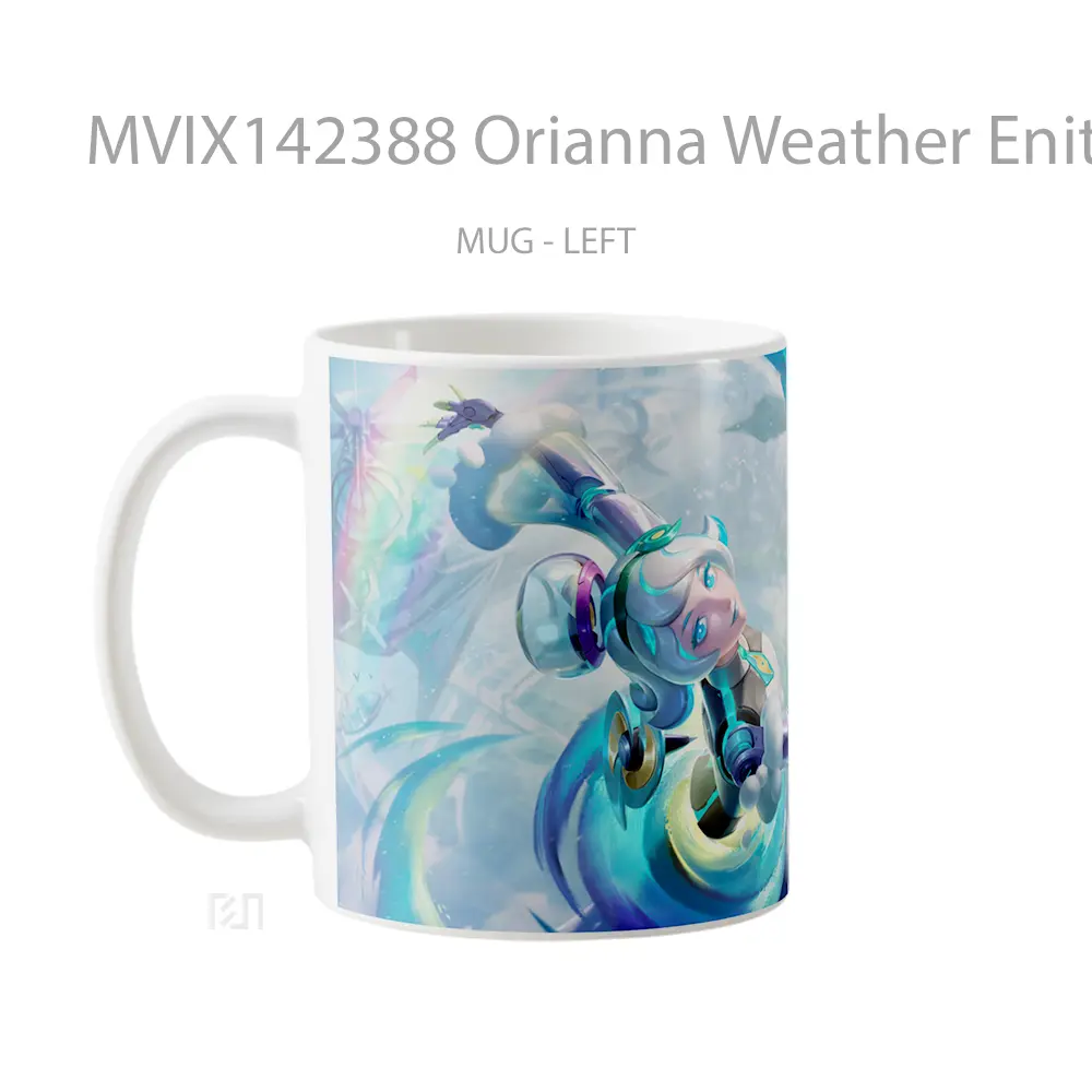 Mug Orianna Weather Enitity Skin Lol Wild Rift Splash Art Cangkir Gamer - All-side / Desain
