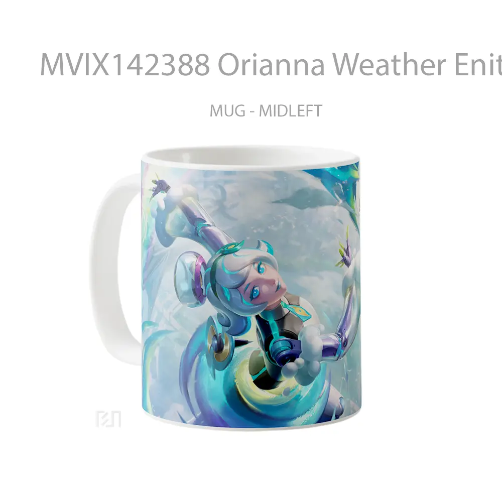 Mug Orianna Weather Enitity Skin Lol Wild Rift Splash Art Cangkir Gamer - All-side / Desain