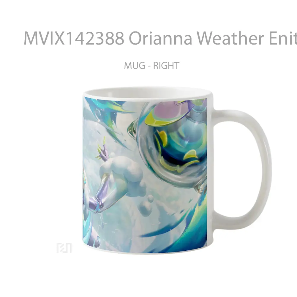 Mug Orianna Weather Enitity Skin Lol Wild Rift Splash Art Cangkir Gamer - All-side / Desain