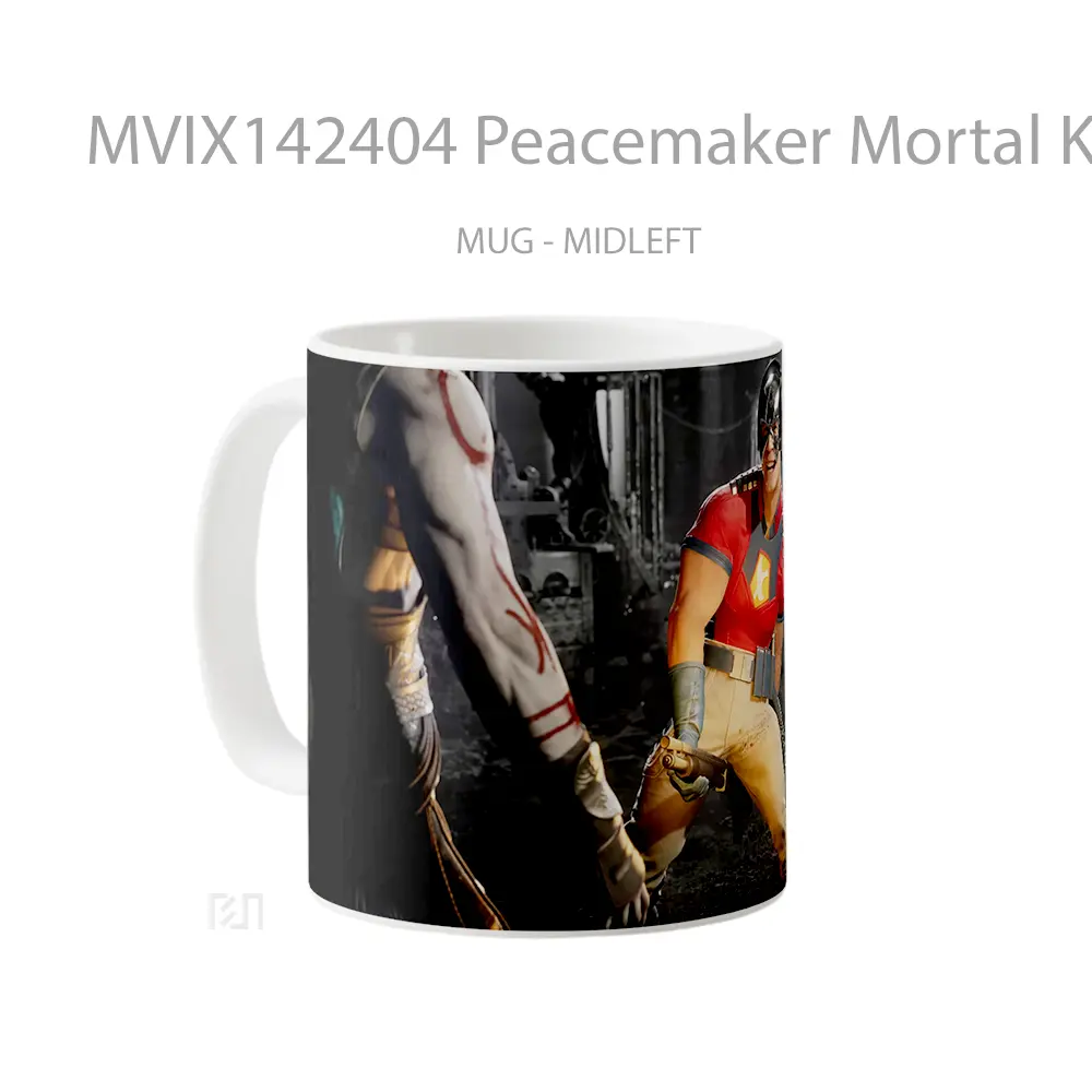 Mug Peacemaker Mortal Kombat 1 Gelas Keramik Unik - All-side / Desain