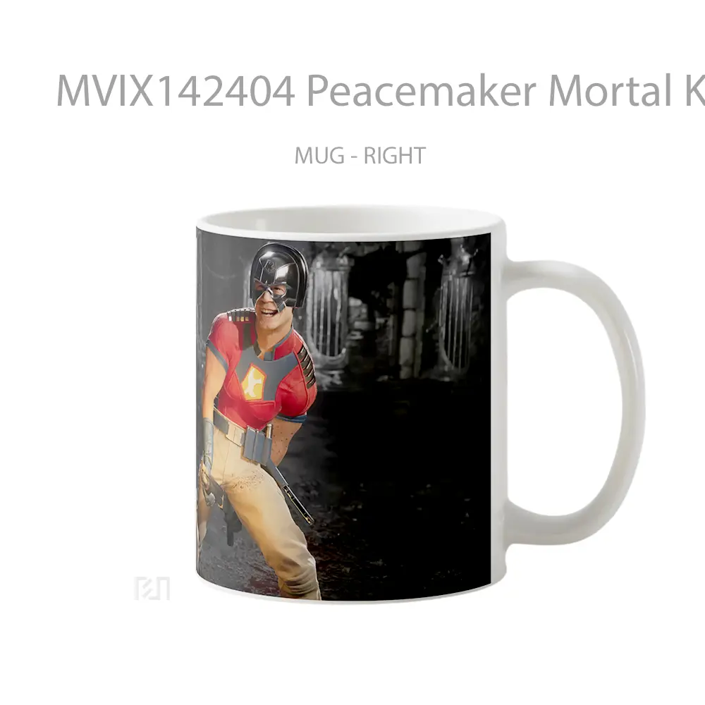 Mug Peacemaker Mortal Kombat 1 Gelas Keramik Unik - All-side / Desain