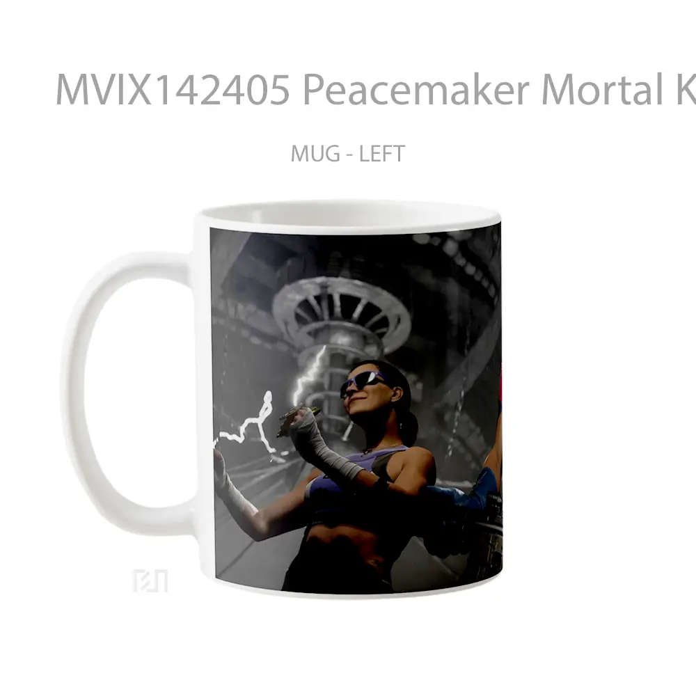 Mug Peacemaker Mortal Kombat 1 Video Game Cangkir Gamer - All-side / Desain