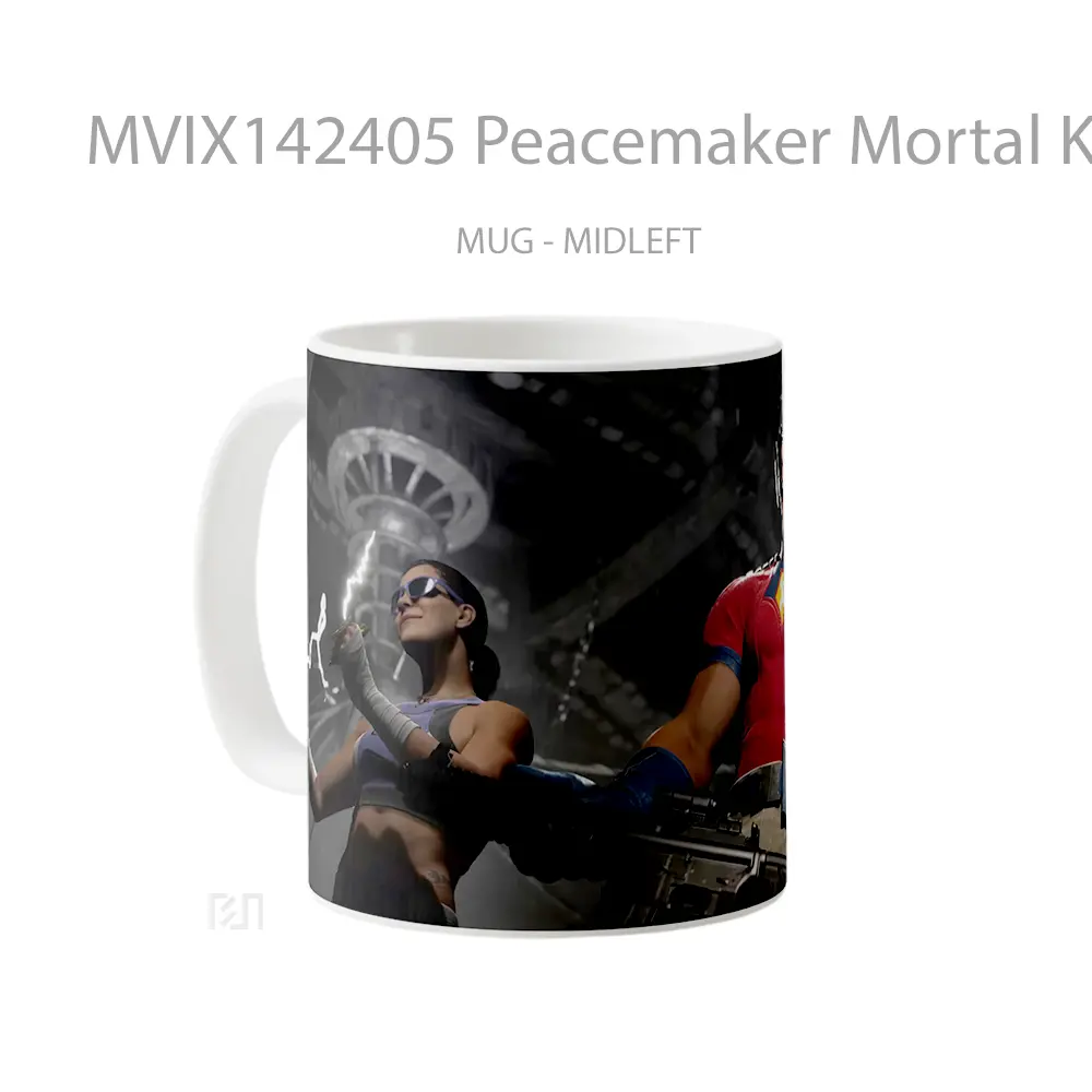 Mug Peacemaker Mortal Kombat 1 Video Game Cangkir Gamer - All-side / Desain