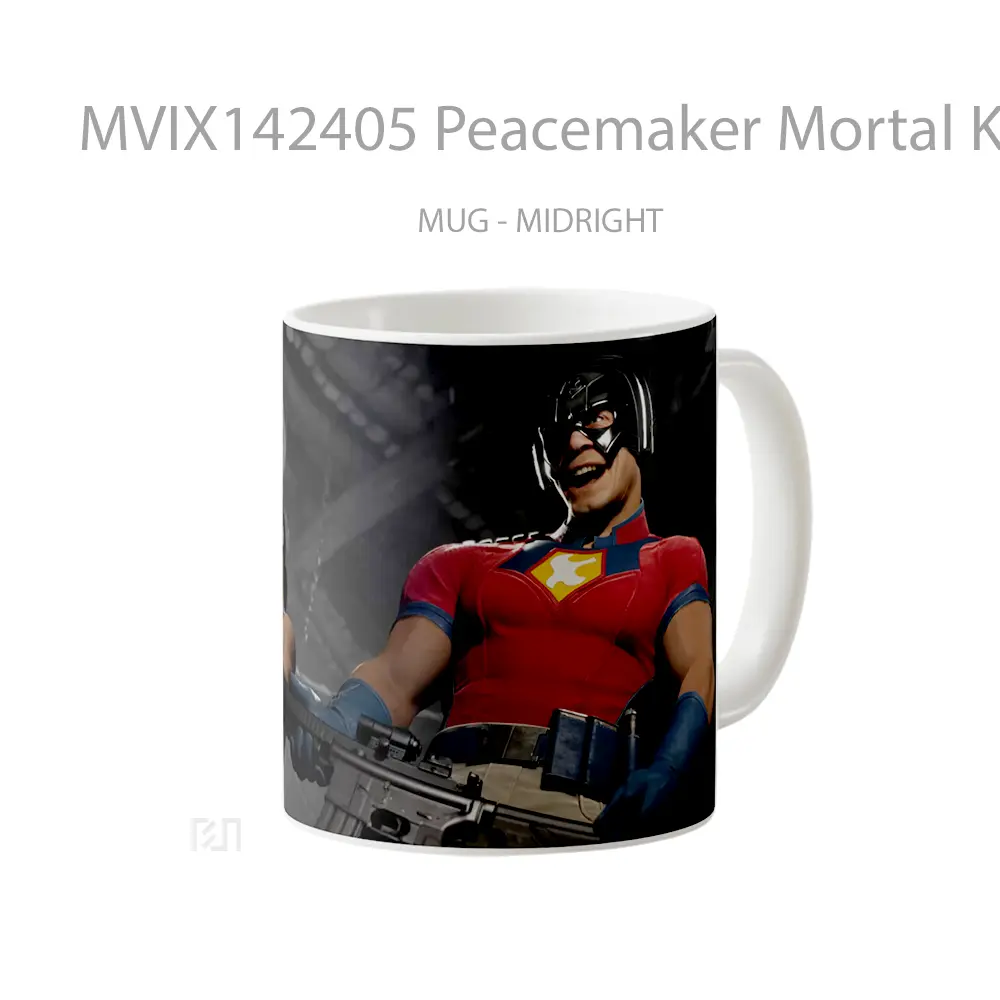 Mug Peacemaker Mortal Kombat 1 Video Game Cangkir Gamer - All-side / Desain