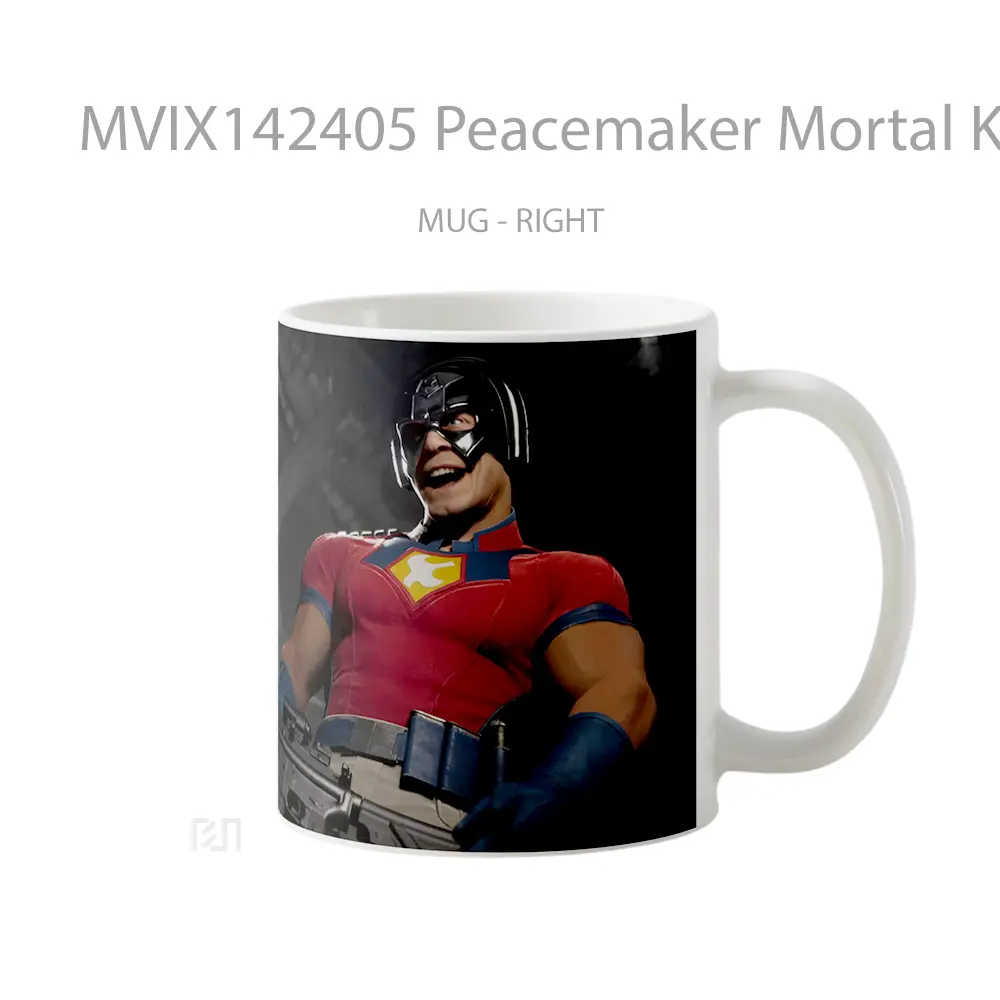 Mug Peacemaker Mortal Kombat 1 Video Game Cangkir Gamer - All-side / Desain