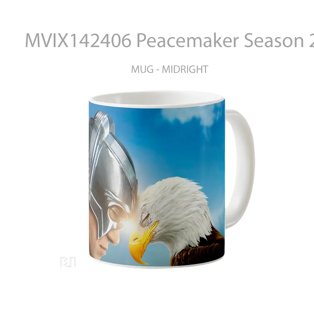 Mug Peacemaker Season 2 Eagly Gelas Pemandangan Alam - All-side / Desain