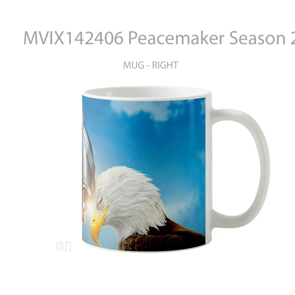 Mug Peacemaker Season 2 Eagly Gelas Pemandangan Alam - All-side / Desain