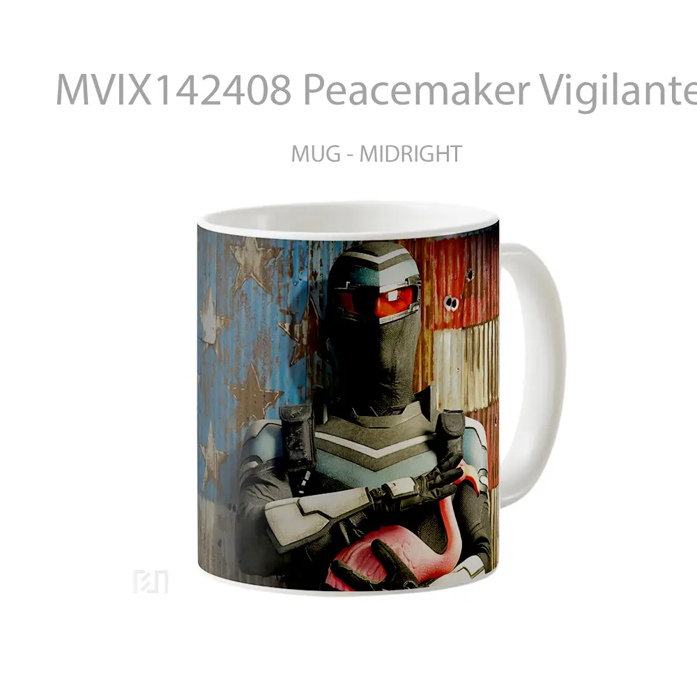 Mug Peacemaker Vigilante Gelas Keramik Unik - All-side / Desain