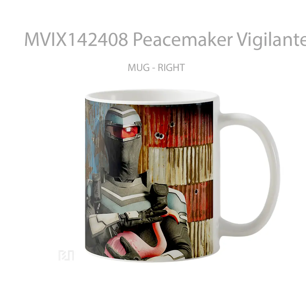 Mug Peacemaker Vigilante Gelas Keramik Unik - All-side / Desain