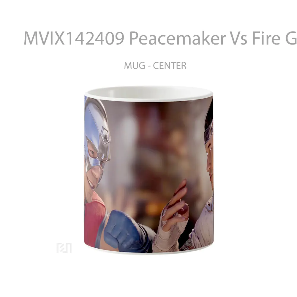 Mug Peacemaker Vs Fire God Liu Kang Peacemaker Mortal Kombat 1 Gelas Keramik Unik