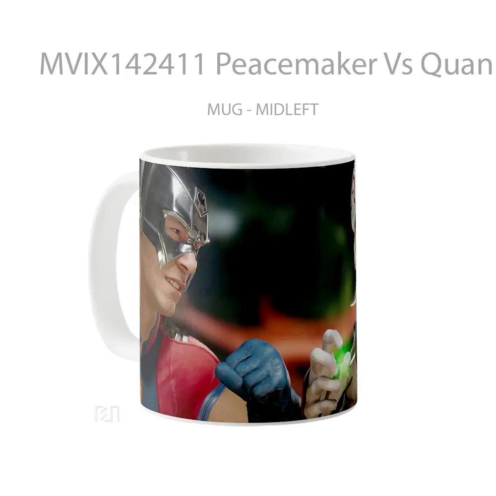 Mug Peacemaker Vs Quan Chi Mortal Kombat 1 Gelas Keramik Unik - All-side / Desain