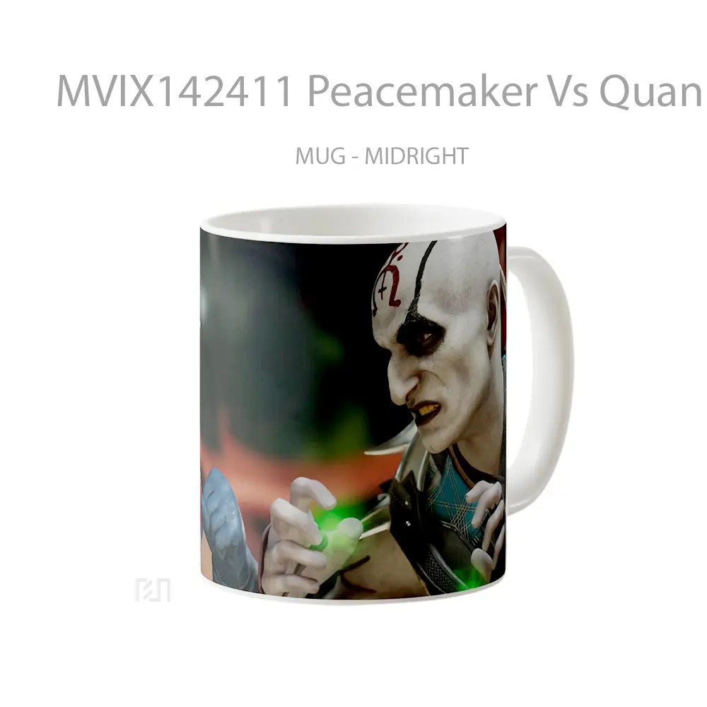 Mug Peacemaker Vs Quan Chi Mortal Kombat 1 Gelas Keramik Unik - All-side / Desain