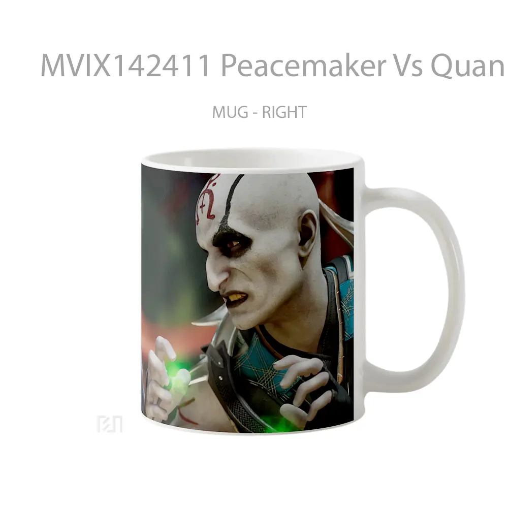 Mug Peacemaker Vs Quan Chi Mortal Kombat 1 Gelas Keramik Unik - All-side / Desain