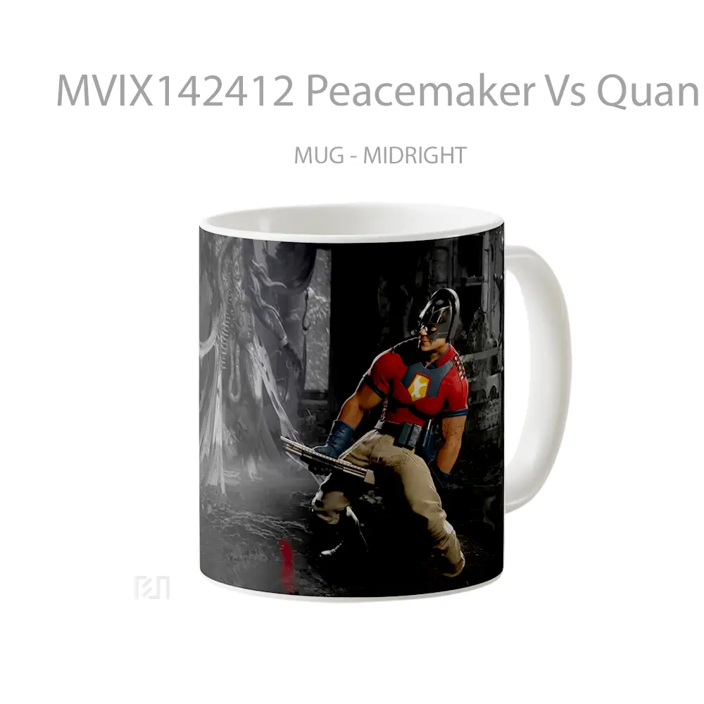 Mug Peacemaker Vs Quan Chi Mortal Kombat 1 Gelas Keramik Unik - All-side / Desain