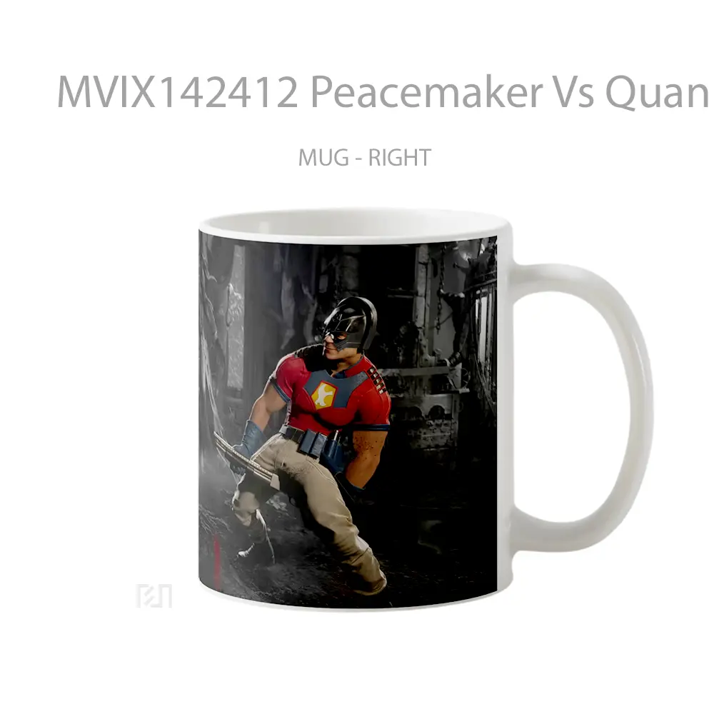 Mug Peacemaker Vs Quan Chi Mortal Kombat 1 Gelas Keramik Unik - All-side / Desain