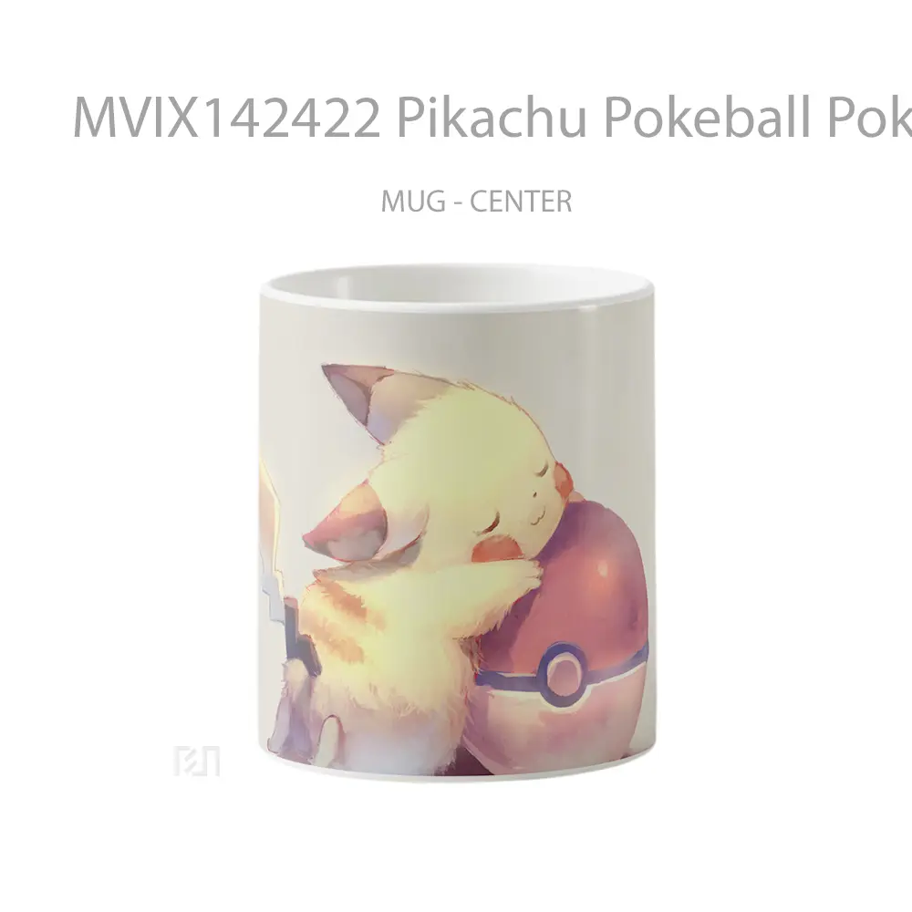 Mug Pikachu Pokeball Pokemon Gelas Keramik Unik