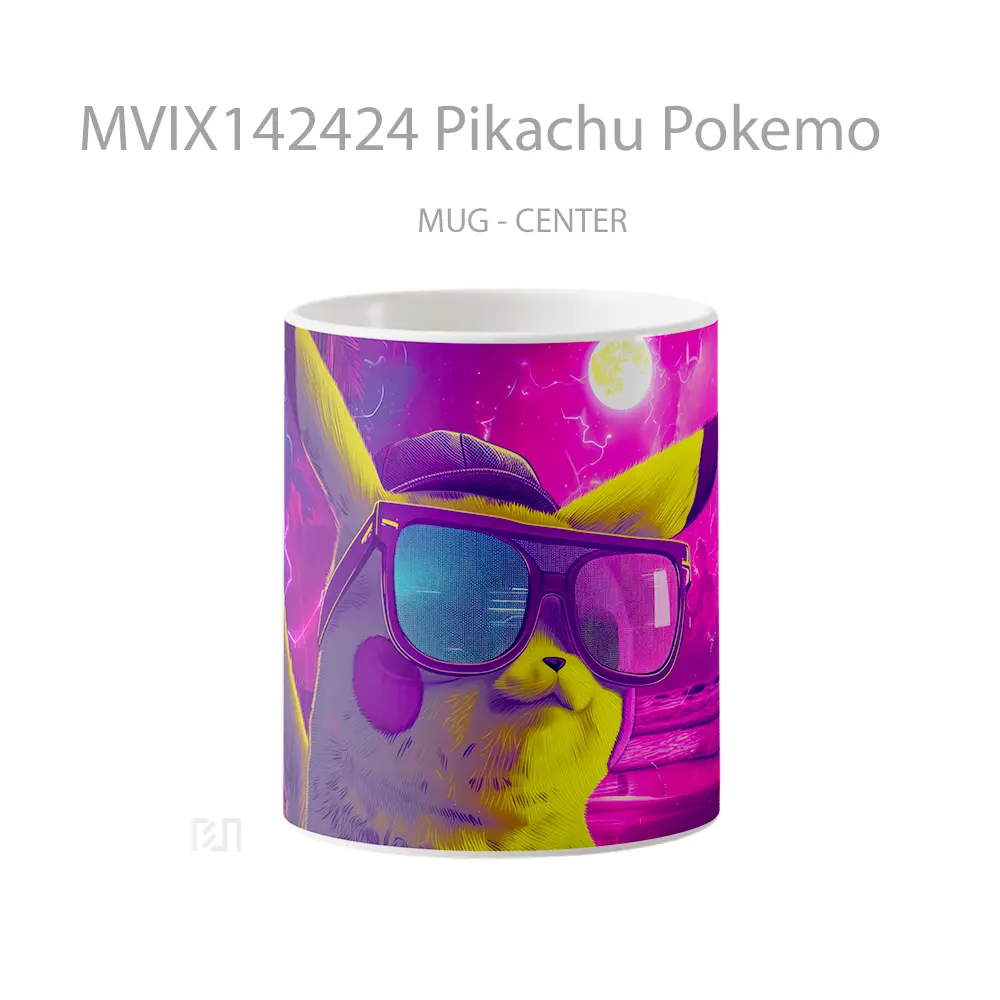 Mug Pikachu Pokemo Gelas Keramik Unik