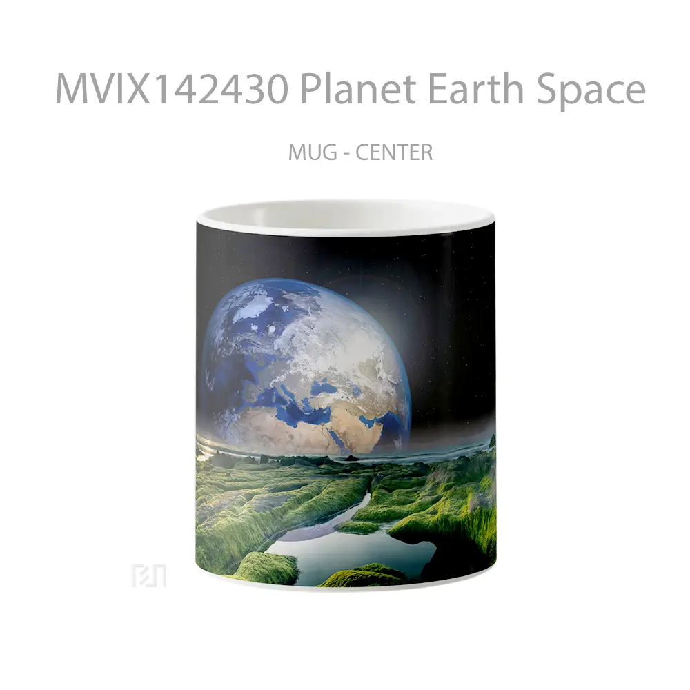 Mug Planet Earth Space Gelas Keramik Unik