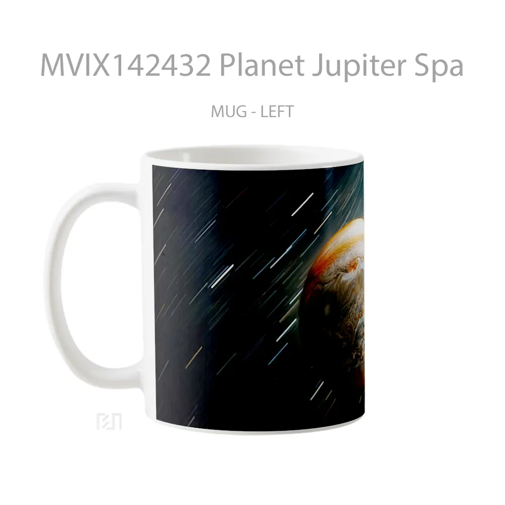 Mug Planet Jupiter Spa Gelas Keramik Unik - All-side / Desain