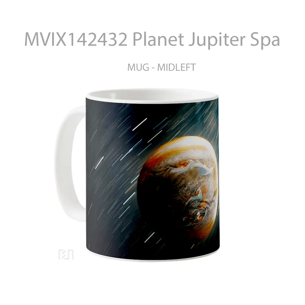 Mug Planet Jupiter Spa Gelas Keramik Unik - All-side / Desain