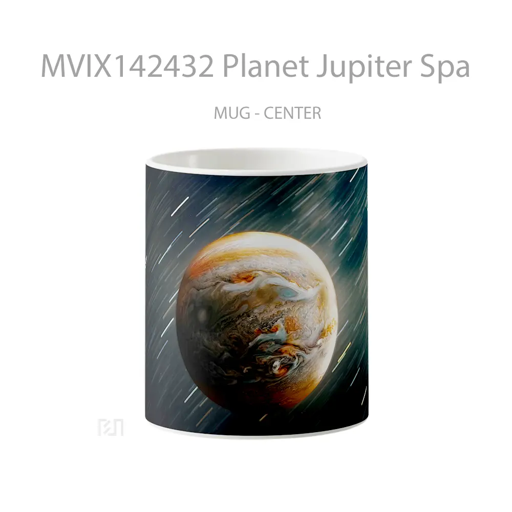 Mug Planet Jupiter Spa Gelas Keramik Unik