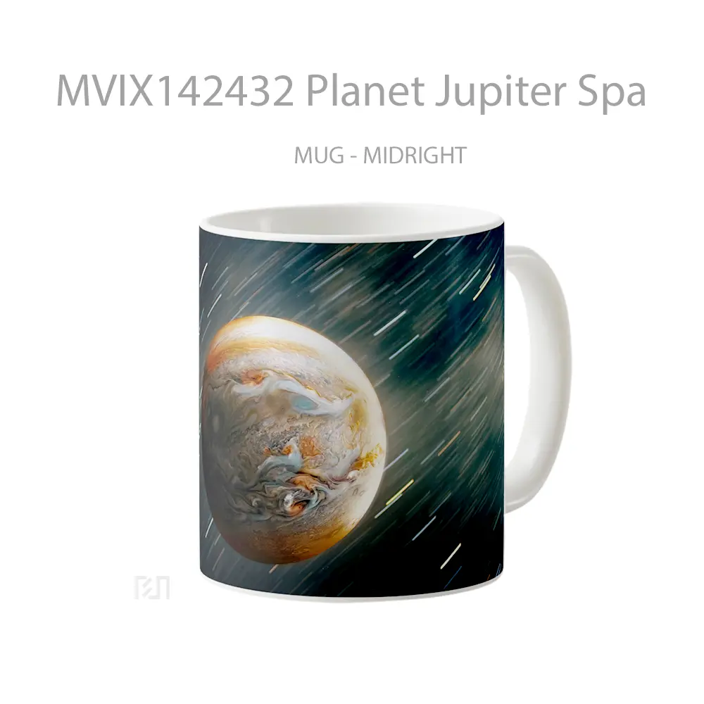 Mug Planet Jupiter Spa Gelas Keramik Unik - All-side / Desain