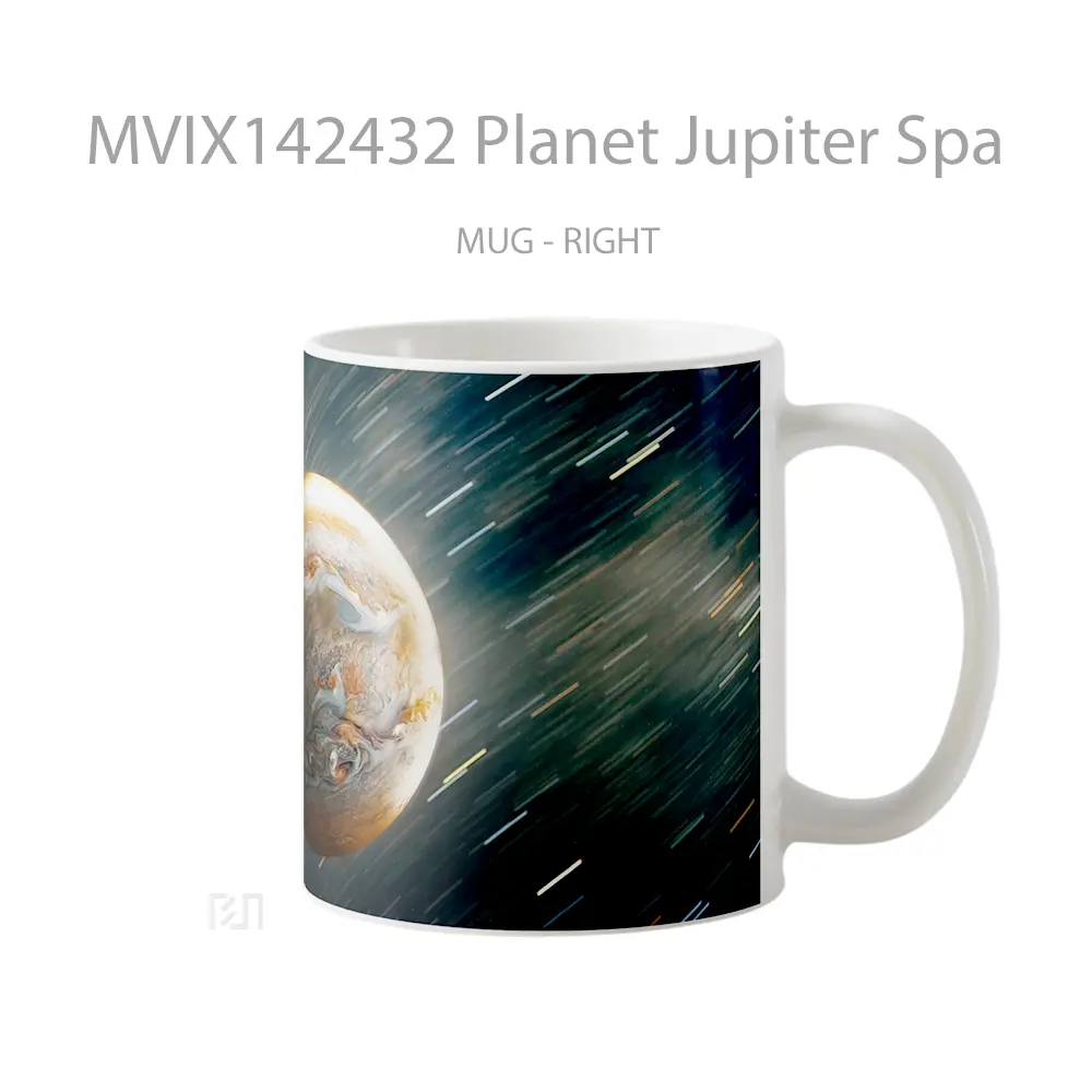 Mug Planet Jupiter Spa Gelas Keramik Unik - All-side / Desain