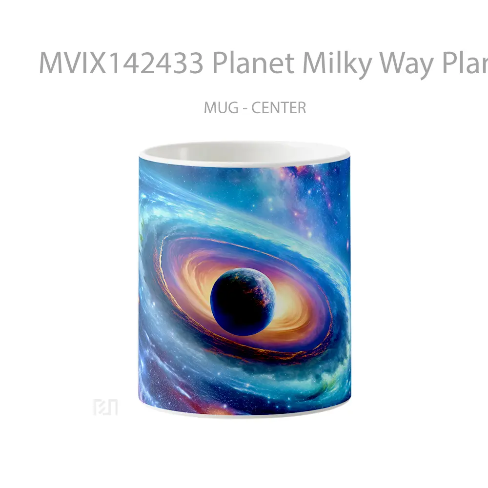 Mug Planet Milky Way Planet Gelas Keramik Unik