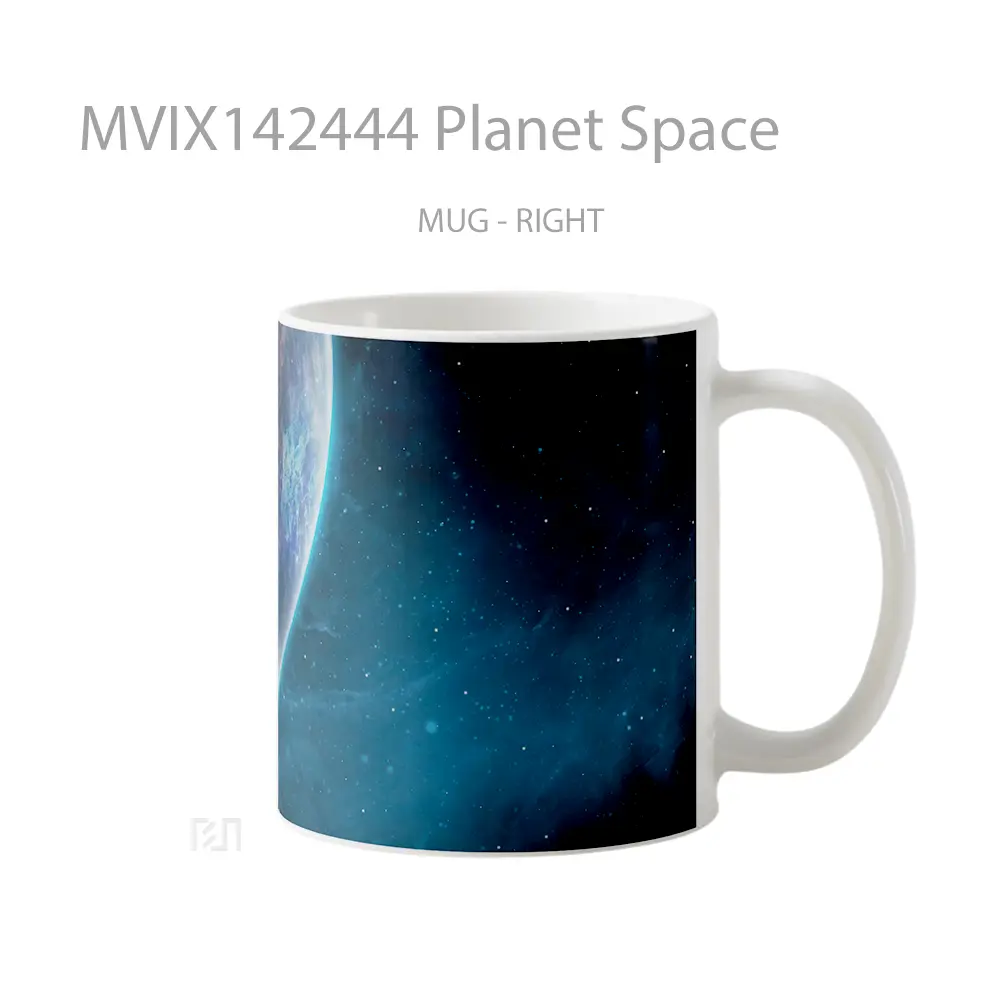 Mug Planet Space Gelas Keramik Unik - All-side / Desain