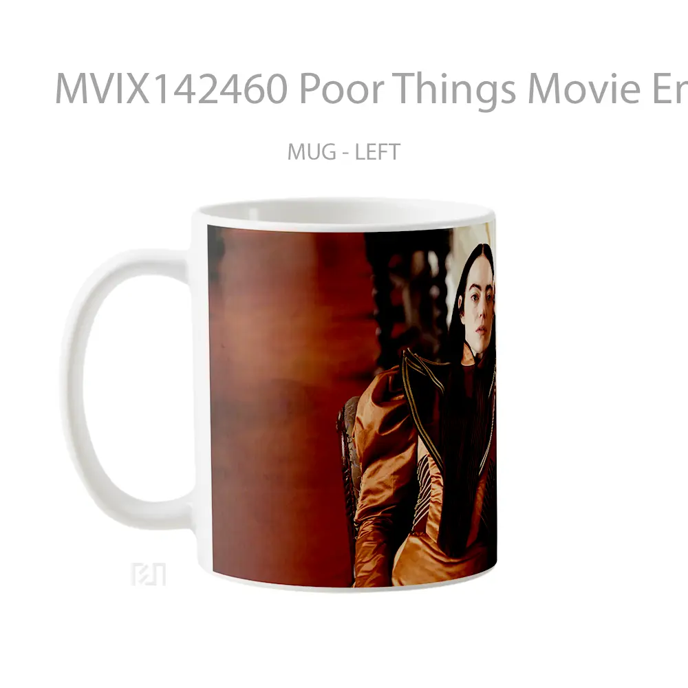 Mug Poor Things Movie Emma Stone Gelas Keramik Unik - All-side / Desain
