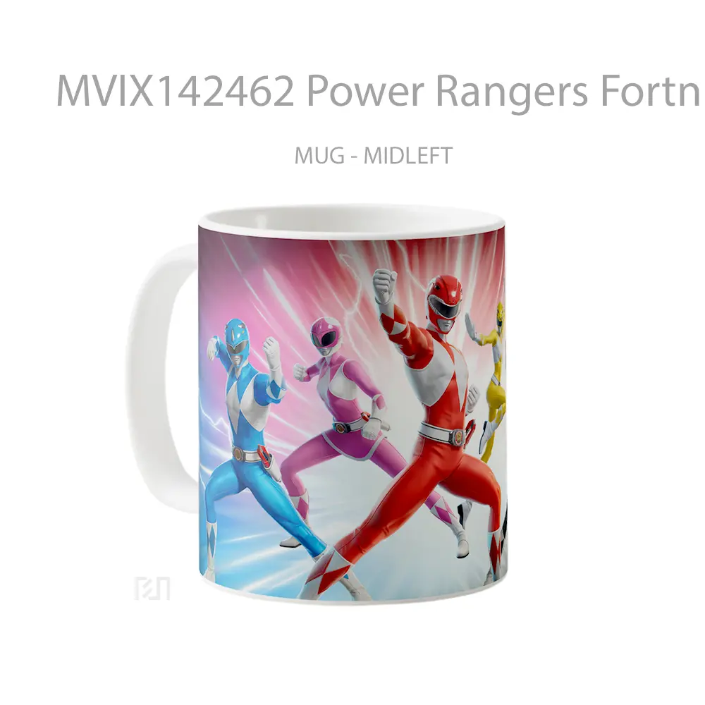 Mug Power Rangers Fortnite Gelas Keramik Unik - All-side / Desain
