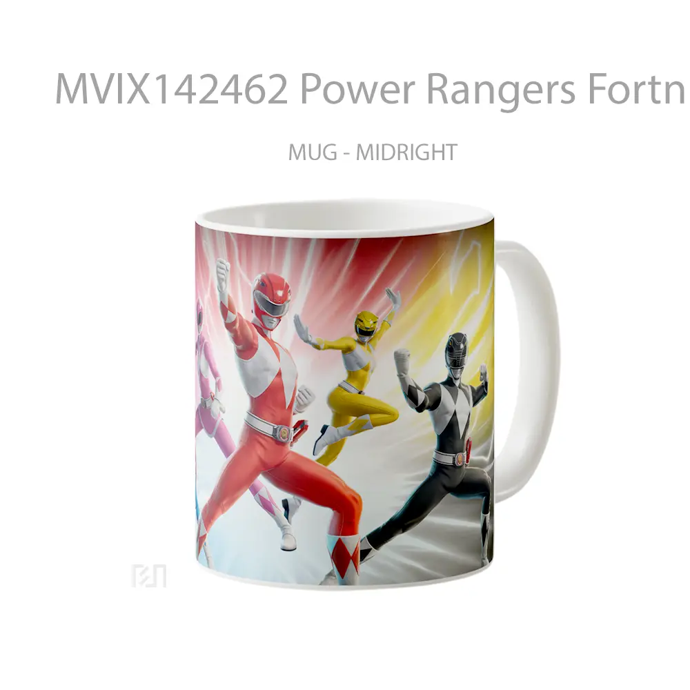 Mug Power Rangers Fortnite Gelas Keramik Unik - All-side / Desain