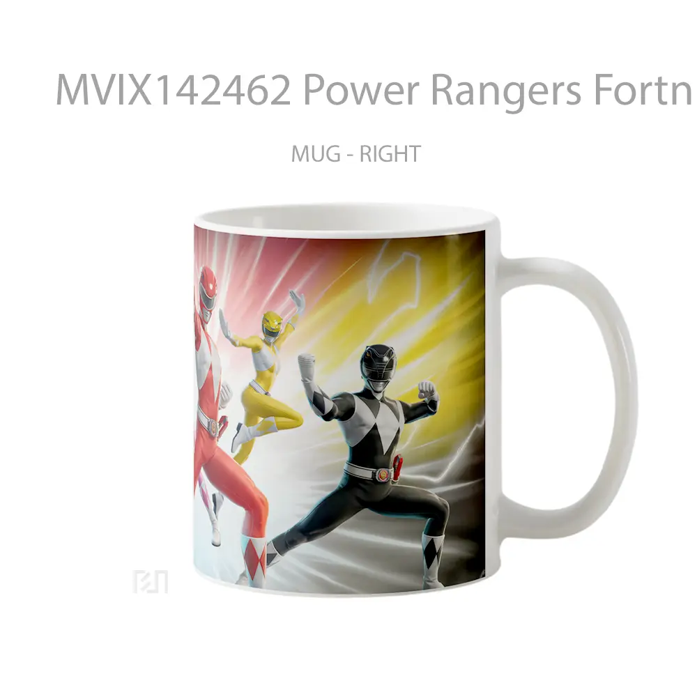 Mug Power Rangers Fortnite Gelas Keramik Unik - All-side / Desain
