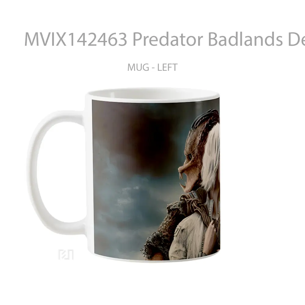 Mug Predator Badlands Dek Thia Elle Fanning Poster Gelas Keramik Unik - All-side / Desain