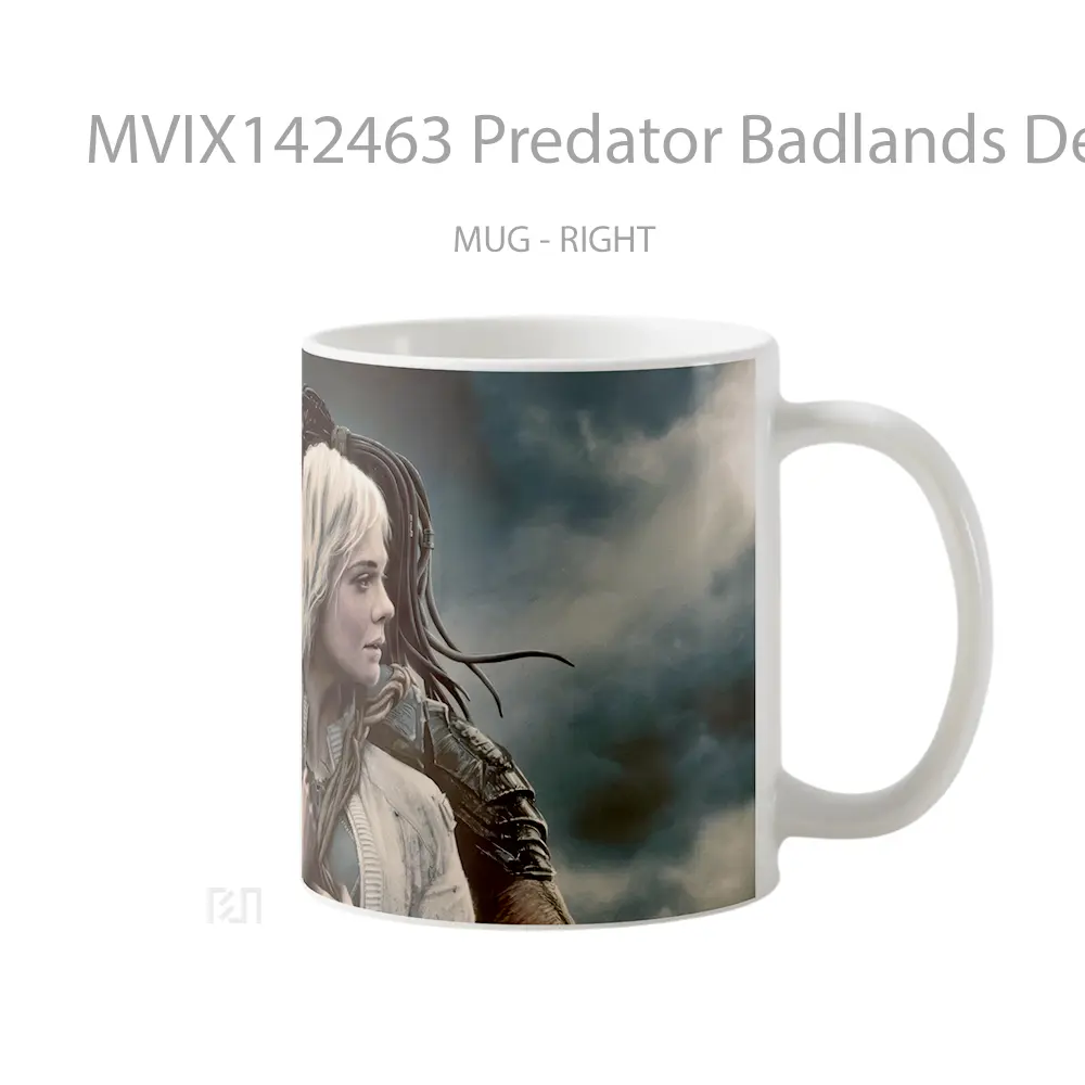 Mug Predator Badlands Dek Thia Elle Fanning Poster Gelas Keramik Unik - All-side / Desain