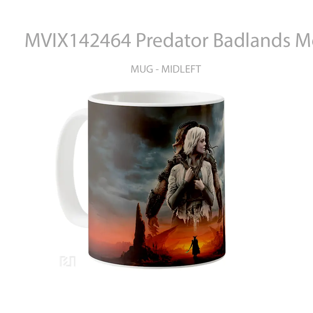Mug Predator Badlands Movie Dek Thia Gelas Keramik Unik - All-side / Desain