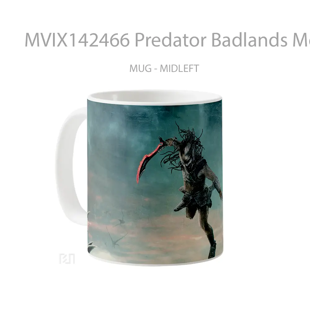 Mug Predator Badlands Movie Poster Gelas Keramik Unik - All-side / Desain